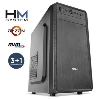 HM System Ryzen Force C1 - Minitorre MT - AMD Ryzen 5